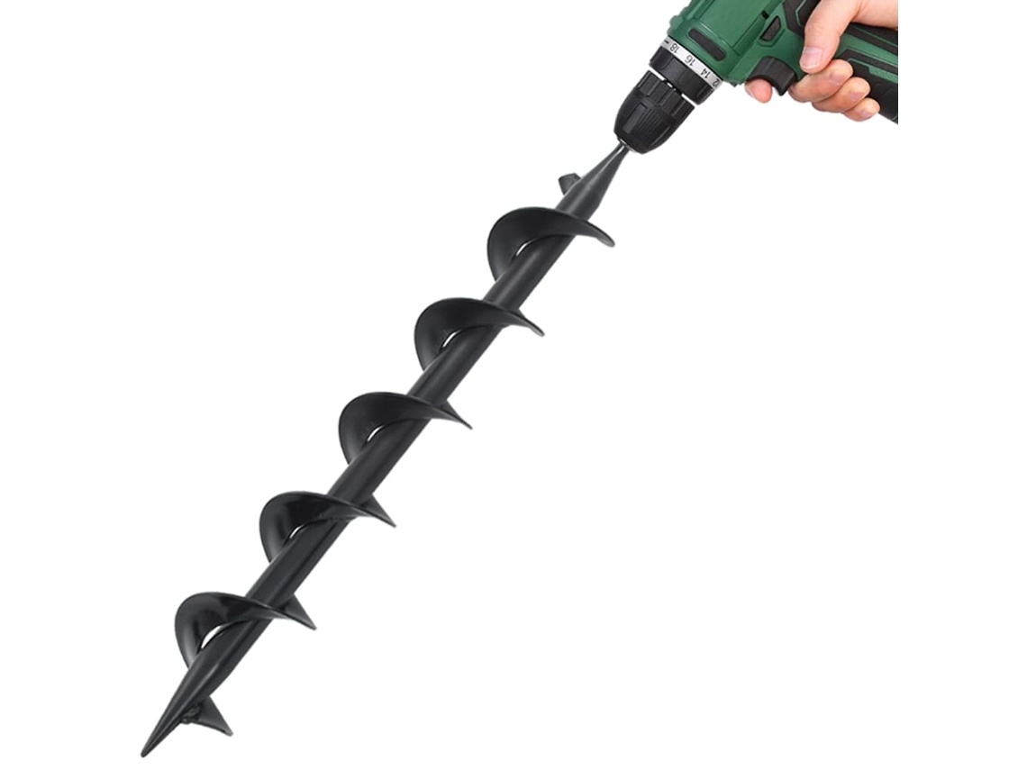 Vidaxl Broca Furadora Aço 75x600 Mm