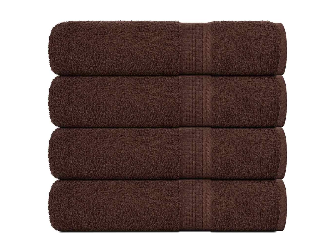 Bath Towel, Bath Towels Vidaxl Marrom Algodão (100 X 150 Cm)