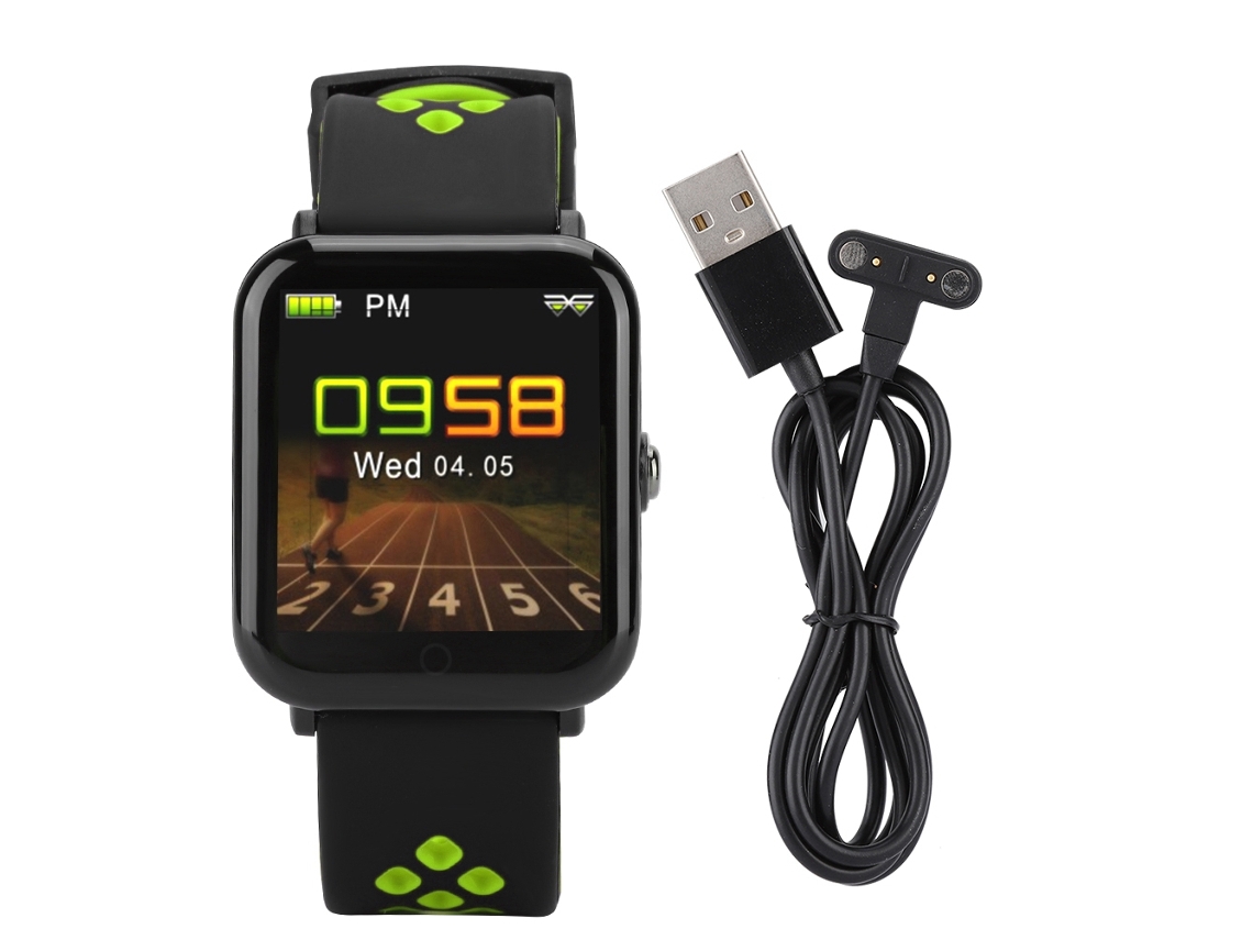 Pulseira Inteligente EOOCOO, monitoramento cardíaco, Bluetooth