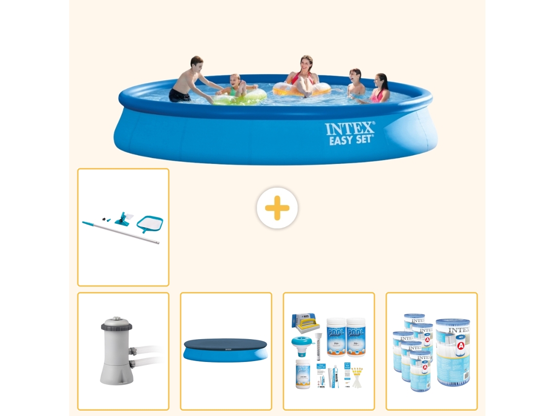 Intex Piscina Easy Set Redonda - 457x84 Cm - 6-peças Scb21