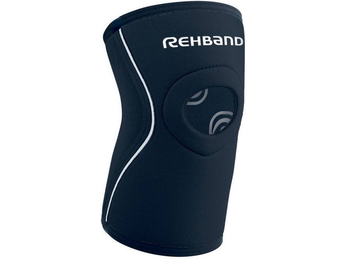 Proteção corporal REHBAND Ud Abertura Da Patela 5 Mm Preto (L)