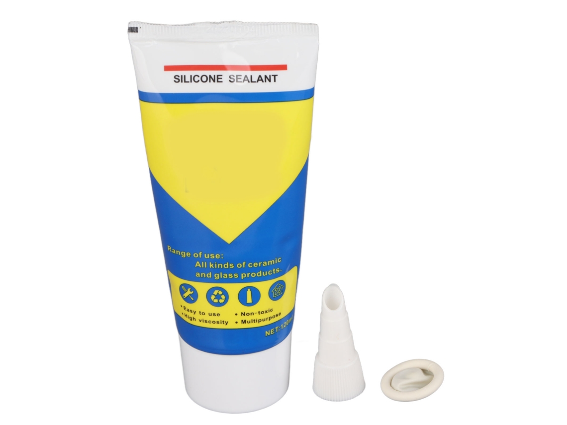Sellador De Silicona Multiuso Impermeable Para Porão, Banheiro, Cozinha E Interior Transparente