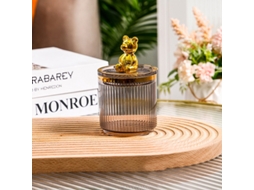 Porta Algodão E Bear, Caixa De Armazenamento Para Cotonetes E Cosméticos. Aquaforge