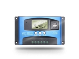Controlador de Carga Solar Mppt 40A Painel Solar Automático 12V-24V Regulador Solar Inteligente com Duplo 647
