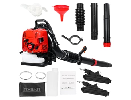 Soprador De Folhas Flasidu 210 Mph 900 Cfm 3.7 Kw/5 Hp 7100 Rpm 75.6 Cc 4 Tempos