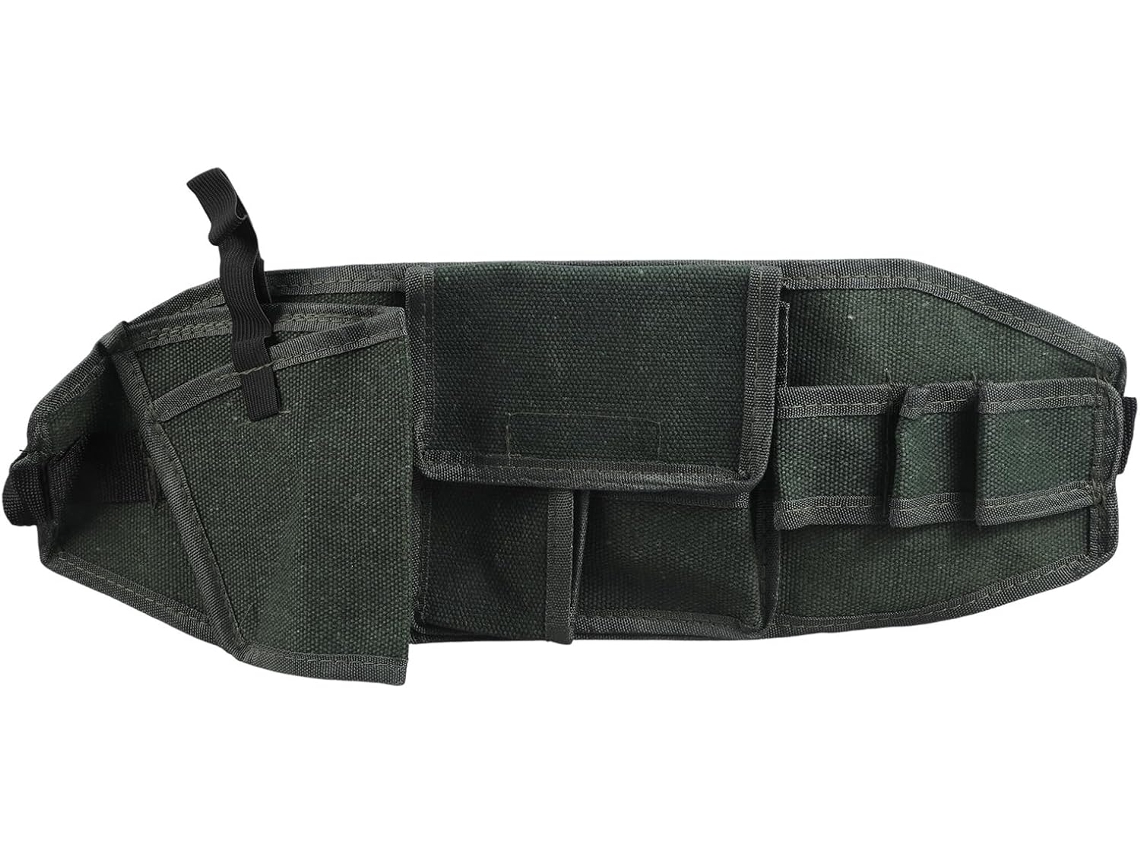 Cinto De Ferramentas Resistente, Ajustável, Em Lona Com Fivela Dupla, Ideal Para Eletricistas, Carpinteiros E
