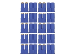 10 Conjuntos Conector Ec8 Hembra-macho 8mm Latón Chapado En Oro Para Batería