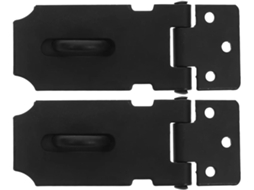 Conjunto De 12-cadeados Com Trava Segurança Em Aço Inoxidável 304-preto 7, 6cm 3 Polegadas, Fecho E Grampo Para Portão
