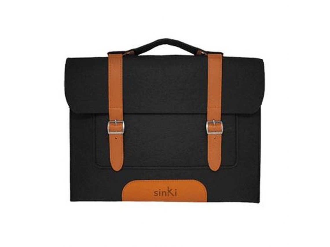 SINKI Capa para Tablet e Pc 13'' Feltro Eco-Responsável Preto