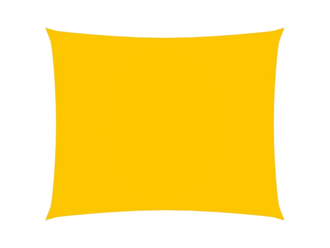 Vela Para Sol Tecido Oxford Retangular Amarelo 3x4 m MAISON EXCLUSIVE