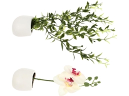 Ímãs De Geladeira Decorativos Uonlytech, 2 Peças, Plantas Artificiais, Enfeites Magnéticos Para Cozinha, Design De Vaso