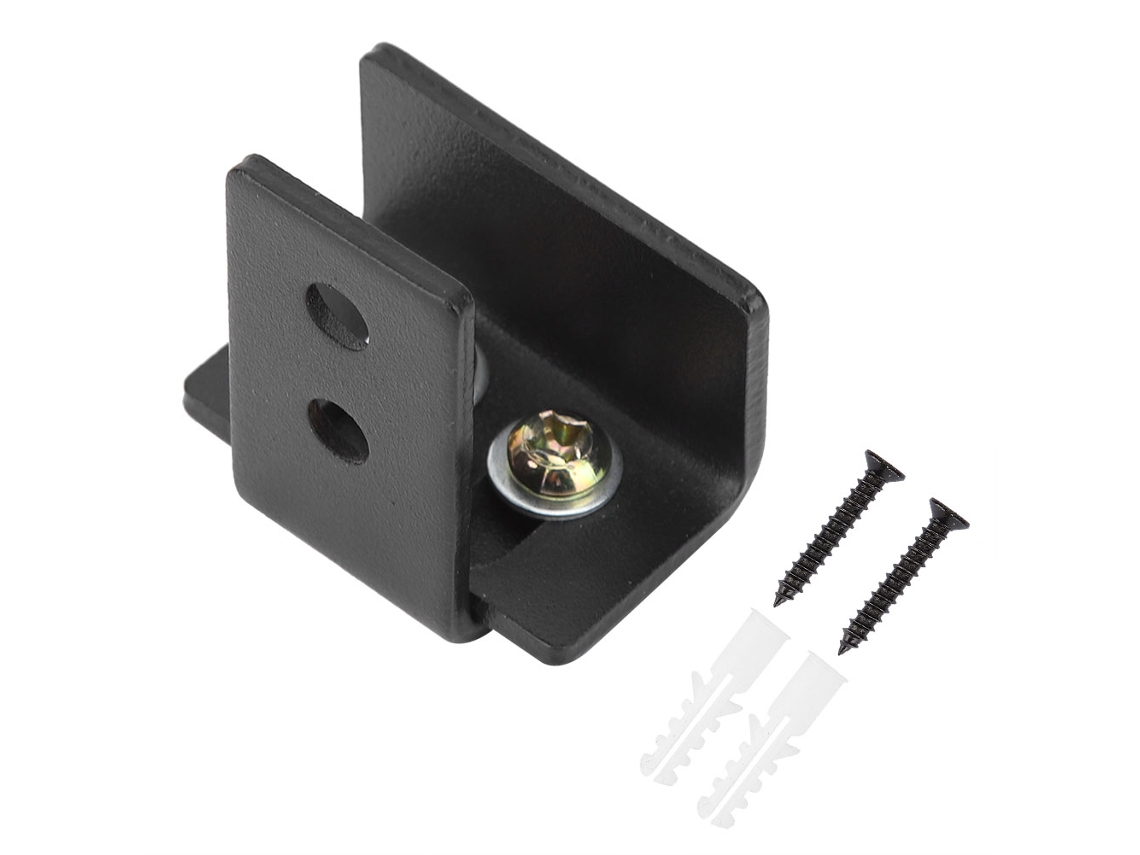 Laxiscreed Trilho Para Porta De Celeiro Deslizante Em Aço Carbono Preto Com Movimento Suave E Alta Estabilidade