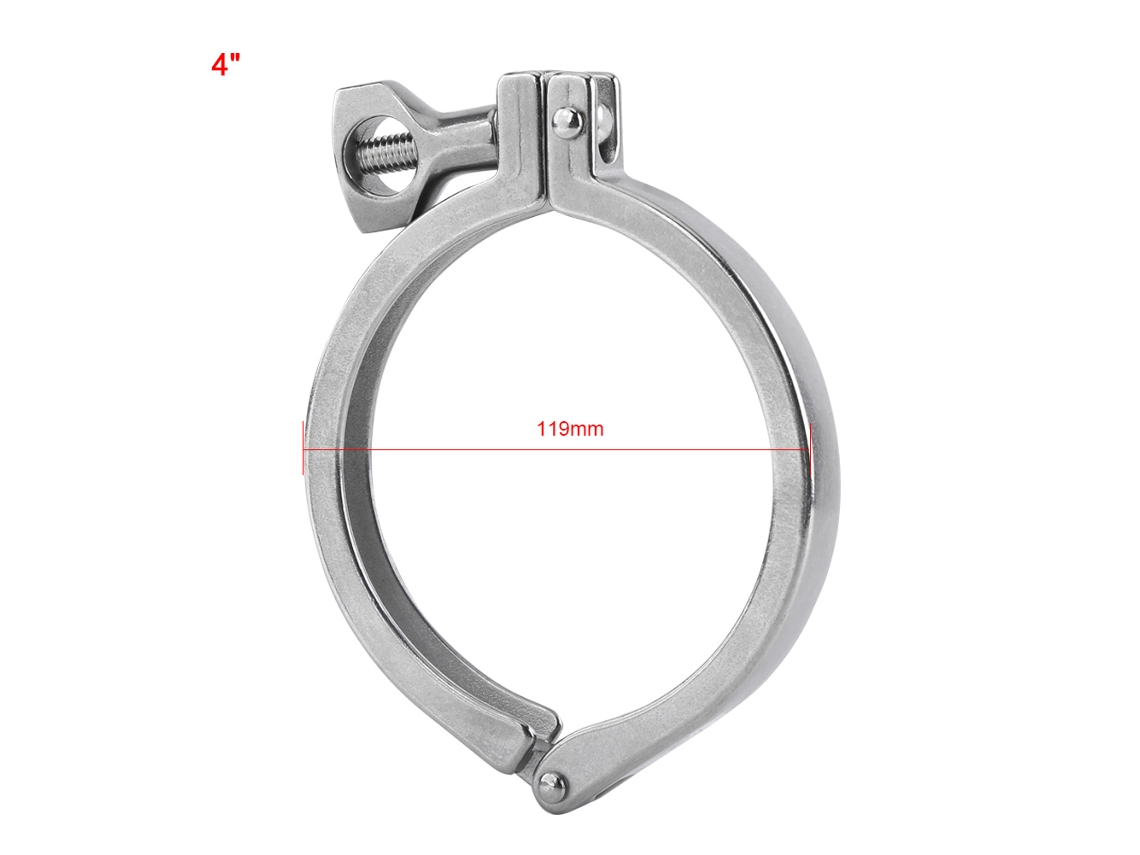 Laxiscreed Braçadeira De Tubo Em Aço Inox Ss304 Para Diâmetro De 119mm Résistente E Durável