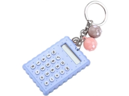 Calculadora De Bolso Em Formato De Biscoito Fofo Com Mini Chaveiro Portátil 2024 Everley891