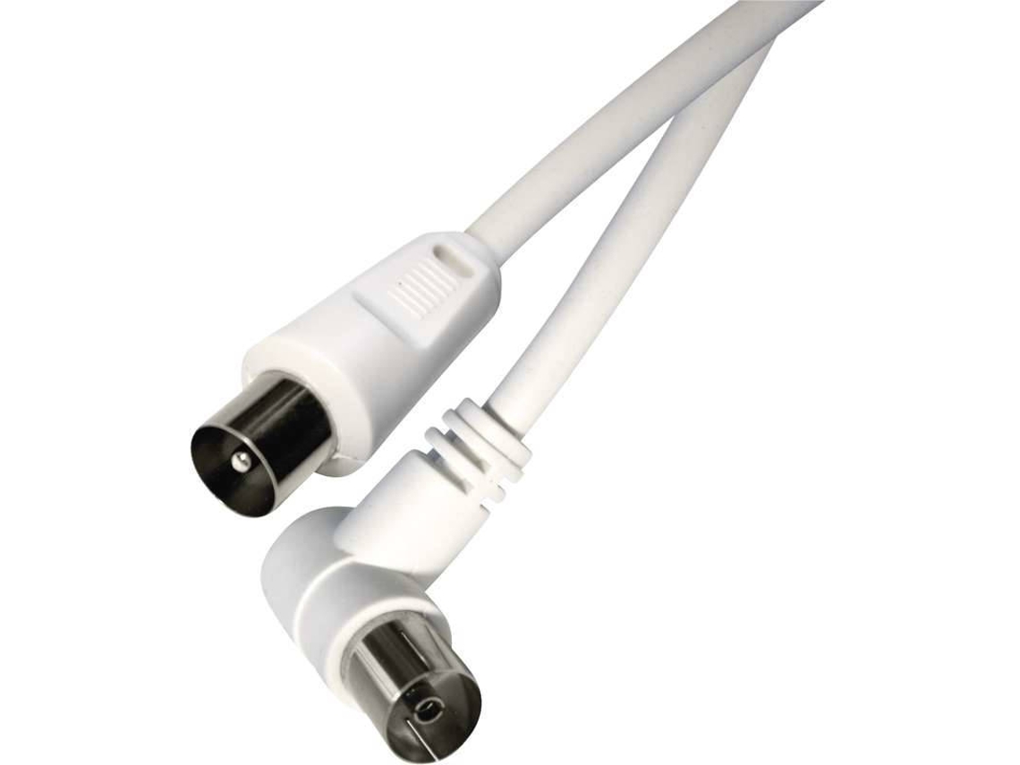 Cabo de Antena EMOS (Coaxial - 15 m - Branco)