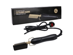 Pente De Alisamento De Cabelo E Barba Elétrico Bifuncional Para Uso Úmido E Seco Multifuncional 35w 220°c
