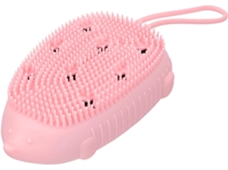 Escova De Silicone Para Banho, Escova Dupla Face, Ferramenta Esfoliante Para A Pele, Prática Para Lavar