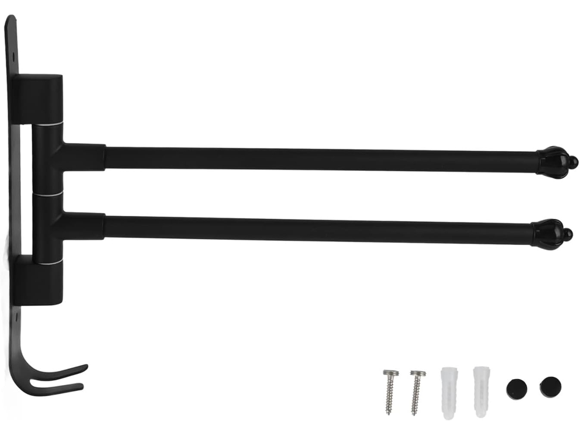 Suporte Giratório Para Toalhas Em Aço Inoxidável, Barra De Toalha Giratória E Móvel Para Banheiro, Suporte Para Toalhas
