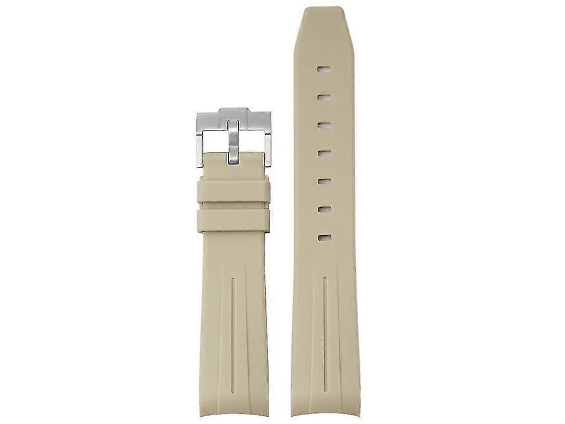 Pulseira De Tpu De 20 Mm Para Relógios Omega E Swatch Com Fivela Prateada.