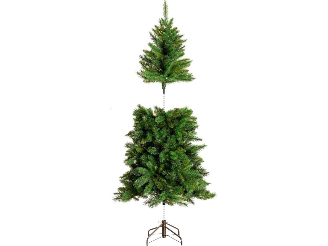 Árvore de Natal LOLAHOME Ramos Artificiais Verde (150 cm - Abeto)