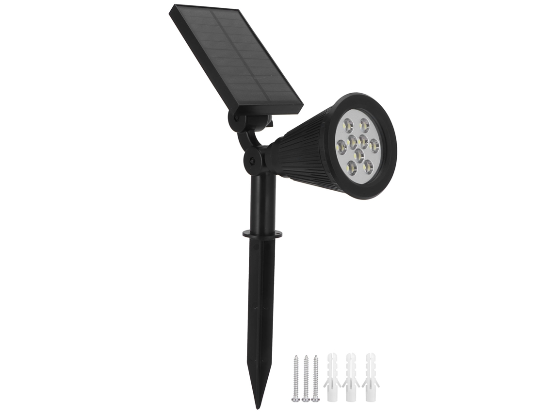 2026 faróis Solares Exteriores 9led para Jardim Pátio Luz Branca Iluminação Paisagística Decoração