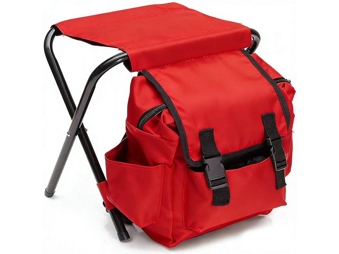 Cadeira mochila camuflada, portátil, para lazer ao ar livre, camping, caminhadas, pesca, 32*26*34cm | AQUAFORGE | AQUAFORGE