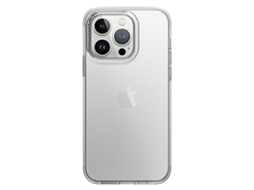 Capa para iPhone 14 Pro Max UNIQ Pele Sintética Transparente