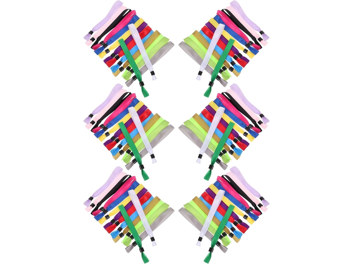 Conjunto de 1 pulseira ajustável de poliéster Secfou, com ajuste seguro para camping e atividades em grupo, tamanho 17x1,6 cm.