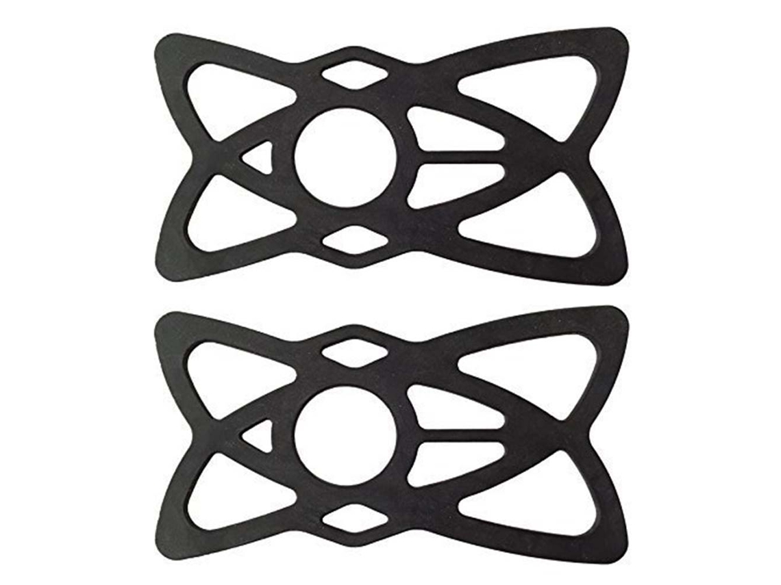 MEOIRUERY 2pcs Banda De Segurança Substituível Para Bicicleta, Moto, Suporte De Guidão, Barra De Rolamento, Suporte De Telemóvel, Preto