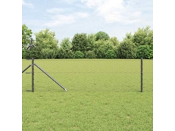 Vidaxl Cerca Hexagonal Com Poste 50 X 0,6 M Aço Revestido De Pvc Malha