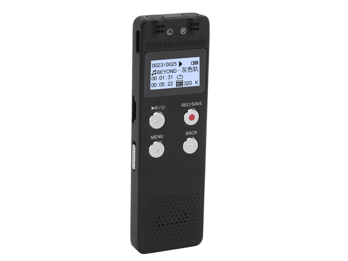 Aetheria gravadora de Voz Digital Pequena 32gb com Tela Lcd Suporta Mp3 Player e Gravação Clara para Reuniões
