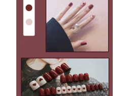 Uñas Falsas Feitas De Parches Plásticos Usáveis Acessórios De Arte De Uñas Suprimentos 06
