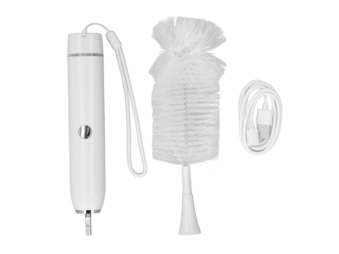 Conjunto de Escovas Elétricas Portáteis LAXISCREED com Usb, À Prova de Água Ip65, para Garrafas e Copos