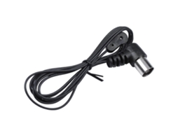 Antena Am/ Fm Dipolo Fm 75 Ohm Conector Pal Para Rádio Estéreo Interno Receptor De Home Theater Am Fm Antenascjy Preta