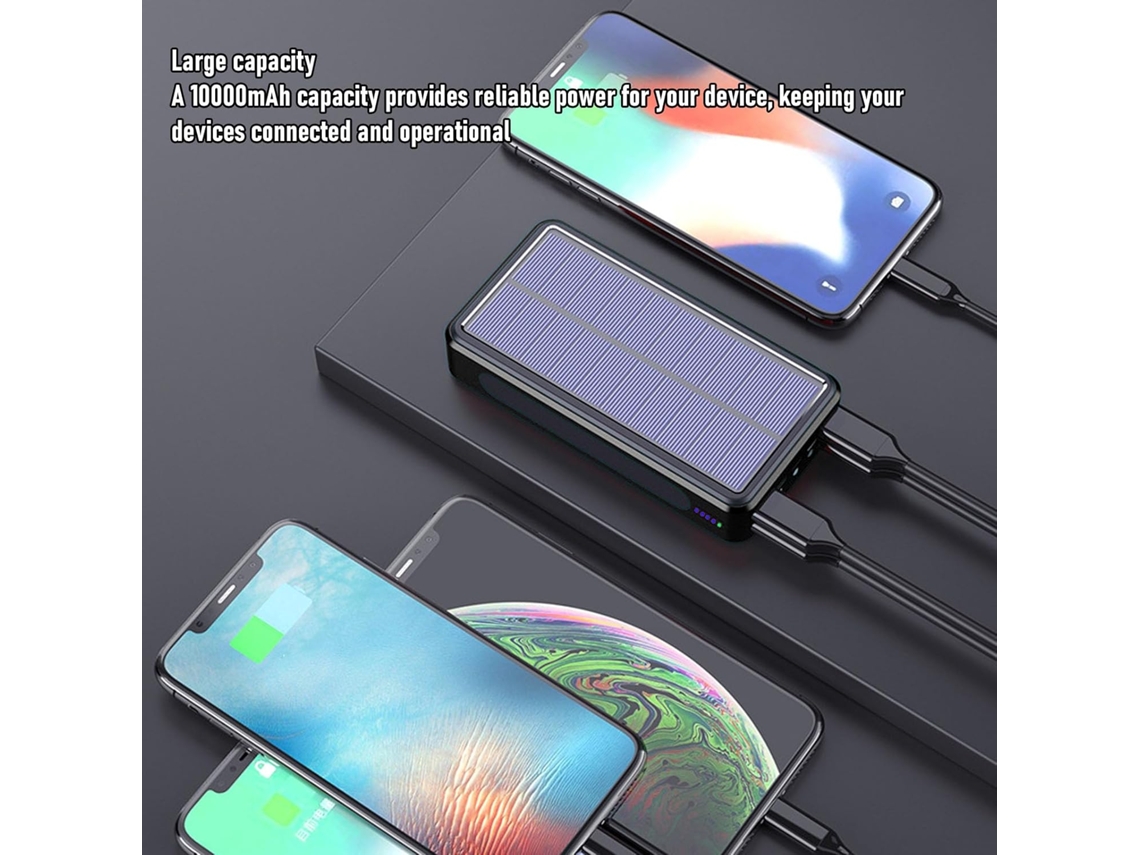 Bateria Externa Solar de 10000mah SFUSHOS