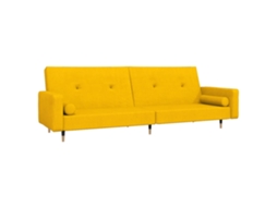 Sofa Bed, Sofa Beds Vidaxl Amarelo Veludo (n/a)