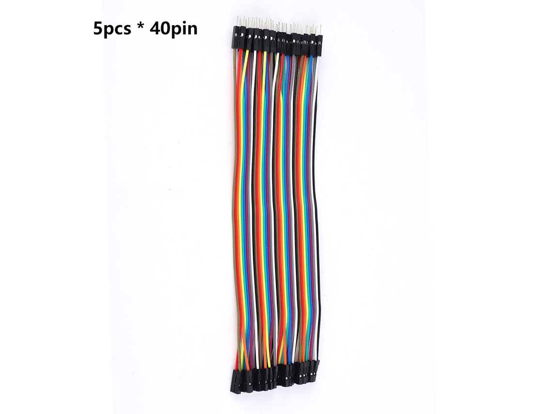 Fios Jumper Coloridos Laxiscreed De 40 Pinos, Várias Medidas, Compatíveis Com Breadboards E Pcb