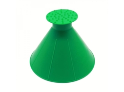 Rasqueta de Gelo para Para-brisas de Carro, Forma de Cone Mágico, Multiuso, Plástico Leve Verde S/MARCA