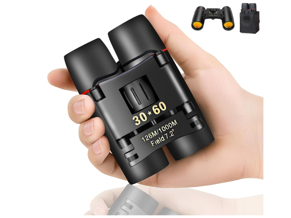 Mini Binóculos Portáteis Ao Ar Livre, Binóculos Dobráveis Leves De Bolso Para Adultos E Crianças Observação De Pássaros, Caça, Viagens E Tur