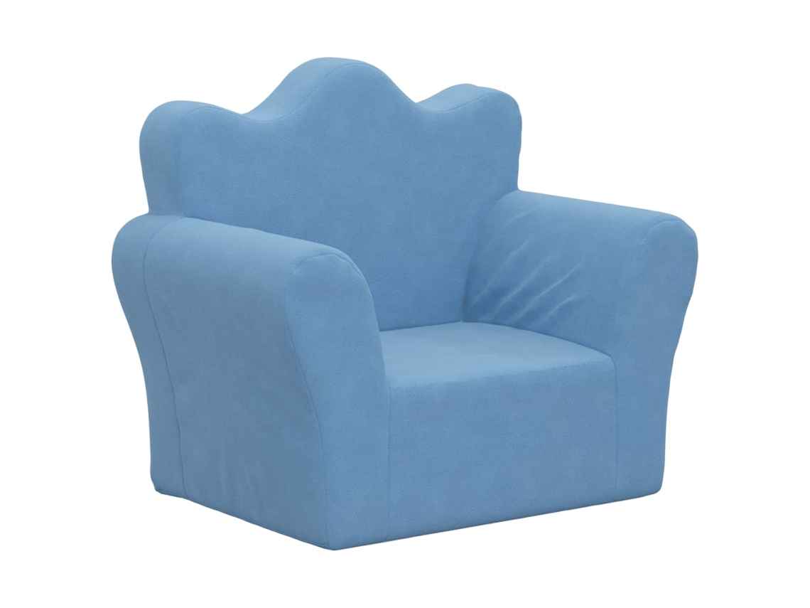 Kids' Sofa, Kids' Sofas Vidaxl Azul Poliéster (n/a)