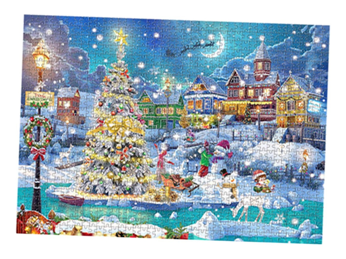 Jogo De Quebra Cabeça De Natal Com Calendário Do Advento 2024 Slowmoose