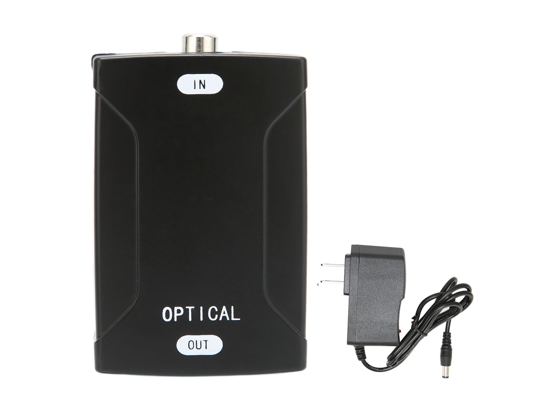 Conversor Digital de Áudio Fibra Óptica Coaxial Amostragem 24bit EOOCOO