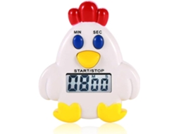 Temporizador De Quadros Digitais Negro, Pantalla Lcd Grande, Alarma Fuerte, Operación Un Botón, Para Cocina, Aula, Fitness, Pilas Não Incluidas