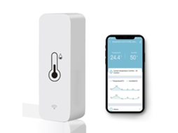 1x Tuya Wifi Sensor De Temperatura E Umidade Termômetro Higrômetro Interno Gsl Aquaforge