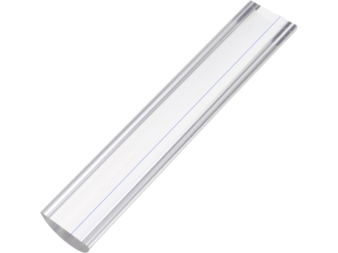 Lurelia Suporte Régua Transparente Multifuncional Precisa 16cm Acrílico Para Desenho Técnico E Escola