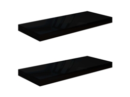 Wall Shelf, Wall Shelves Vidaxl Preto Mdf (60 X 23.5 X 3.8 Cm)