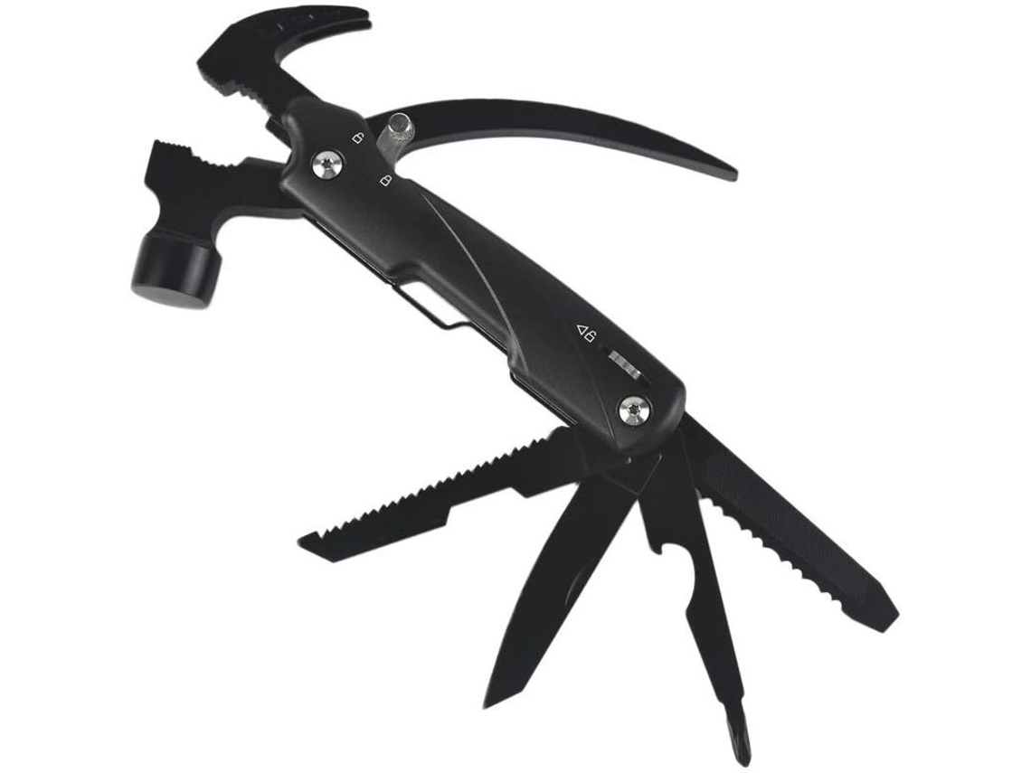 Martillo Multifuncional Acero Inoxidable, Herramienta Plegable Para Camping, Supervivencia Y Exterior