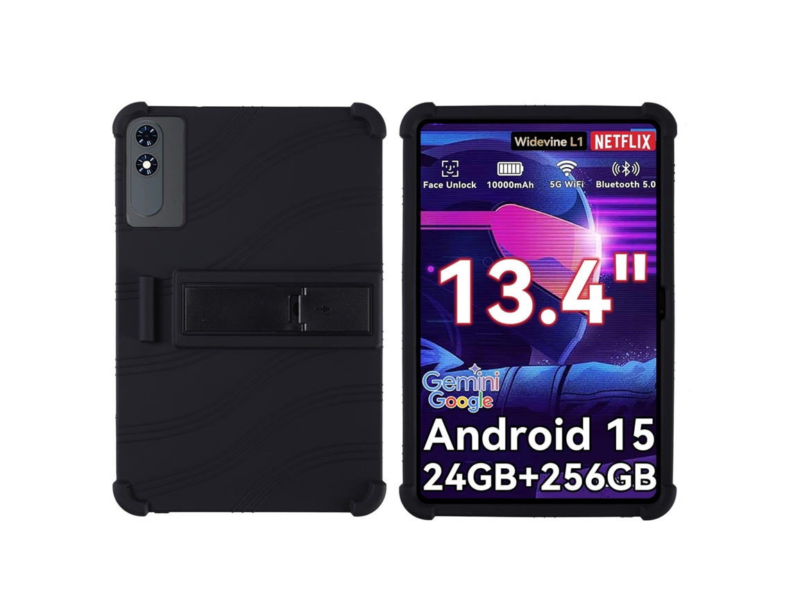 Capa Elysve Para Tabwee T60 Pro 13.4 Polegadas Com Suporte Anti-impacto Preto