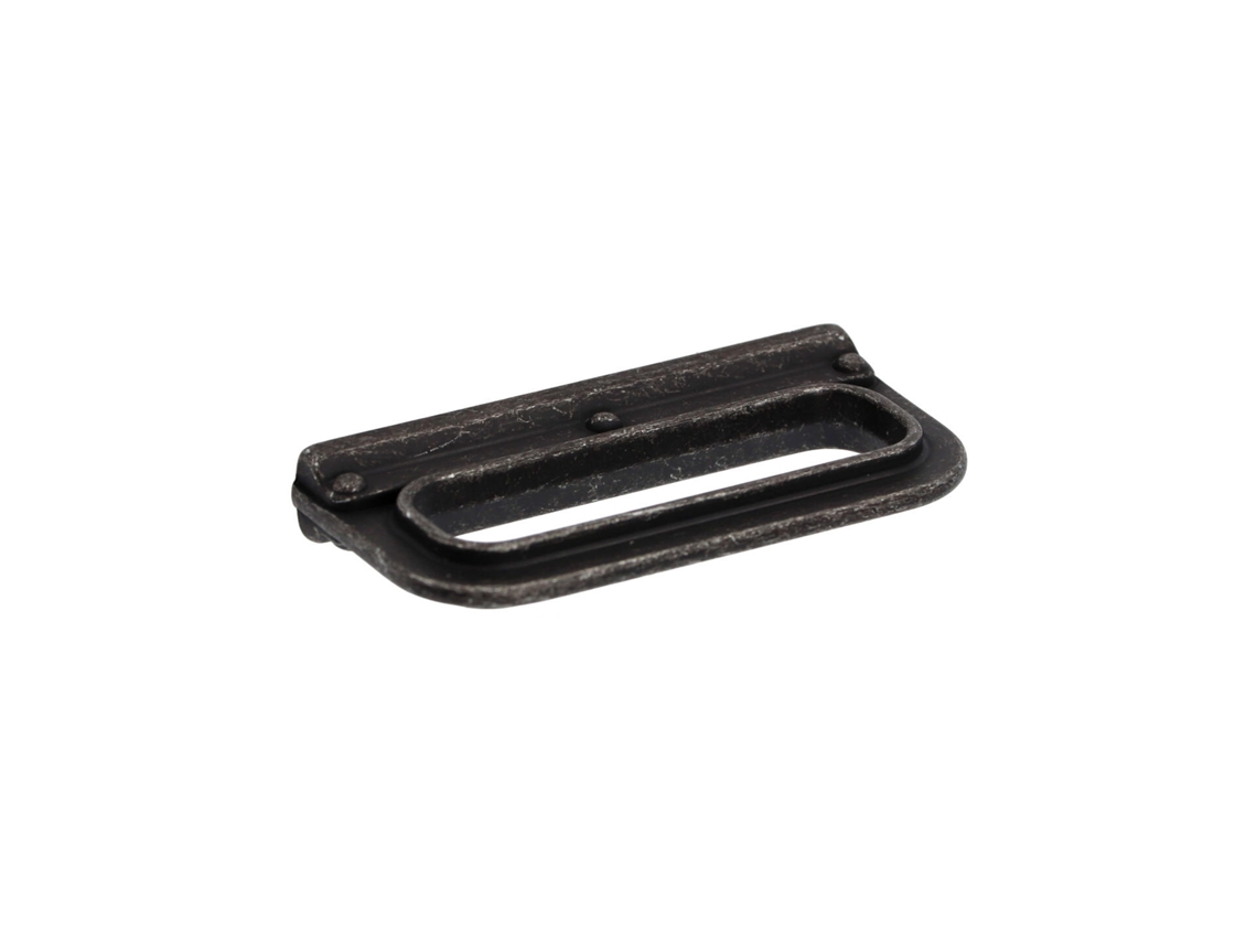 Puxador para Móveis Zamac Distância Central 64mm Ferro Preto Vintage Conjunto de 25 HARDWAREXCHANGE