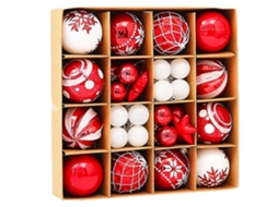 Enfeites De Bola De Natal Para Decorar A Árvore De Natal E Festas. Loja Olysi